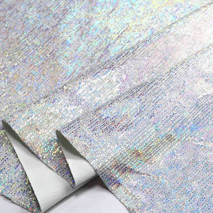 Metalik Crackle Iridescent Ayaqqabı Çantaları PU Faux Dəri Parça Metalik Crackle Iridescent Ayaqqabı Çantaları PU Faux Dəri Parça