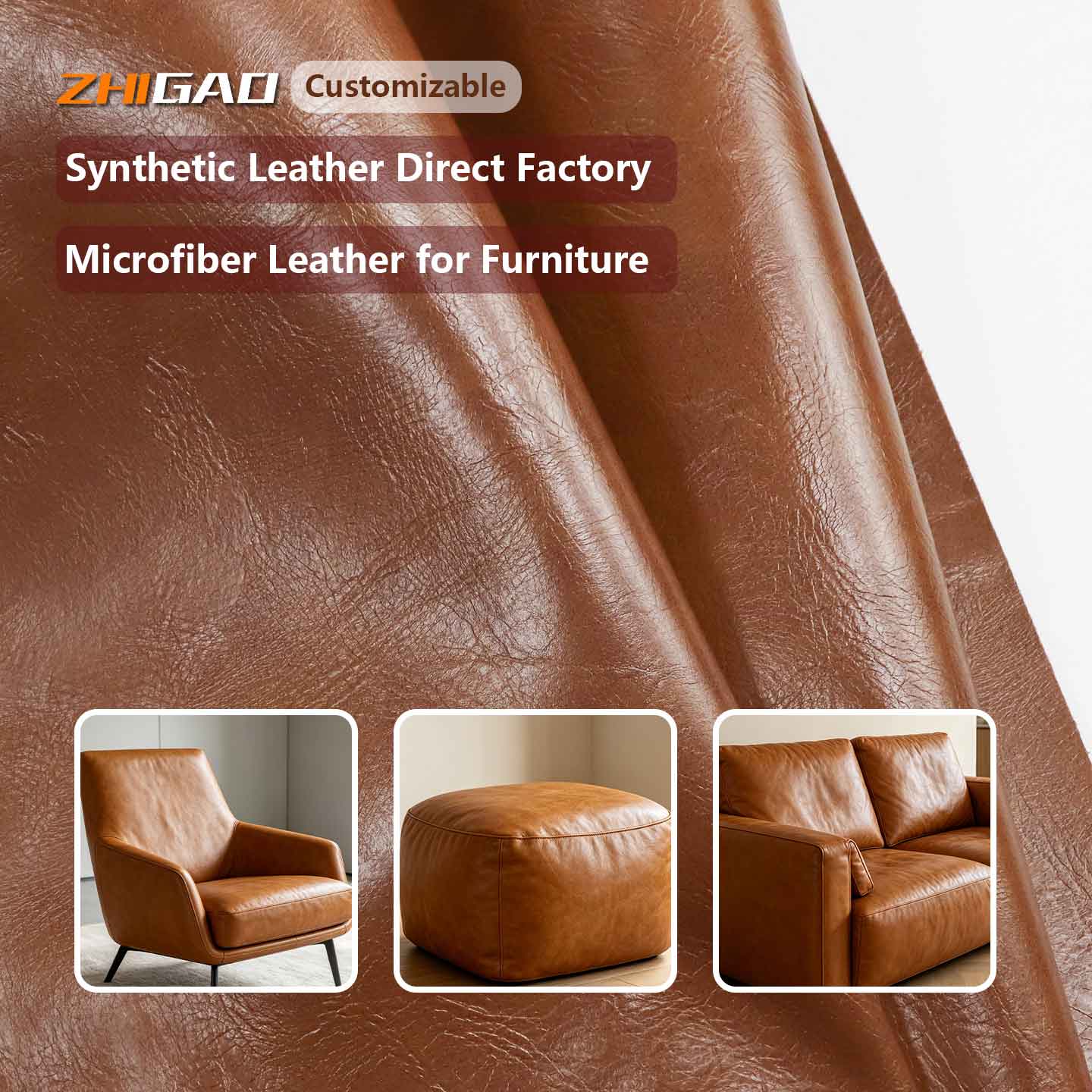 Avtomobil və Mebel Dərisi üçün Mikrofiber Dəri