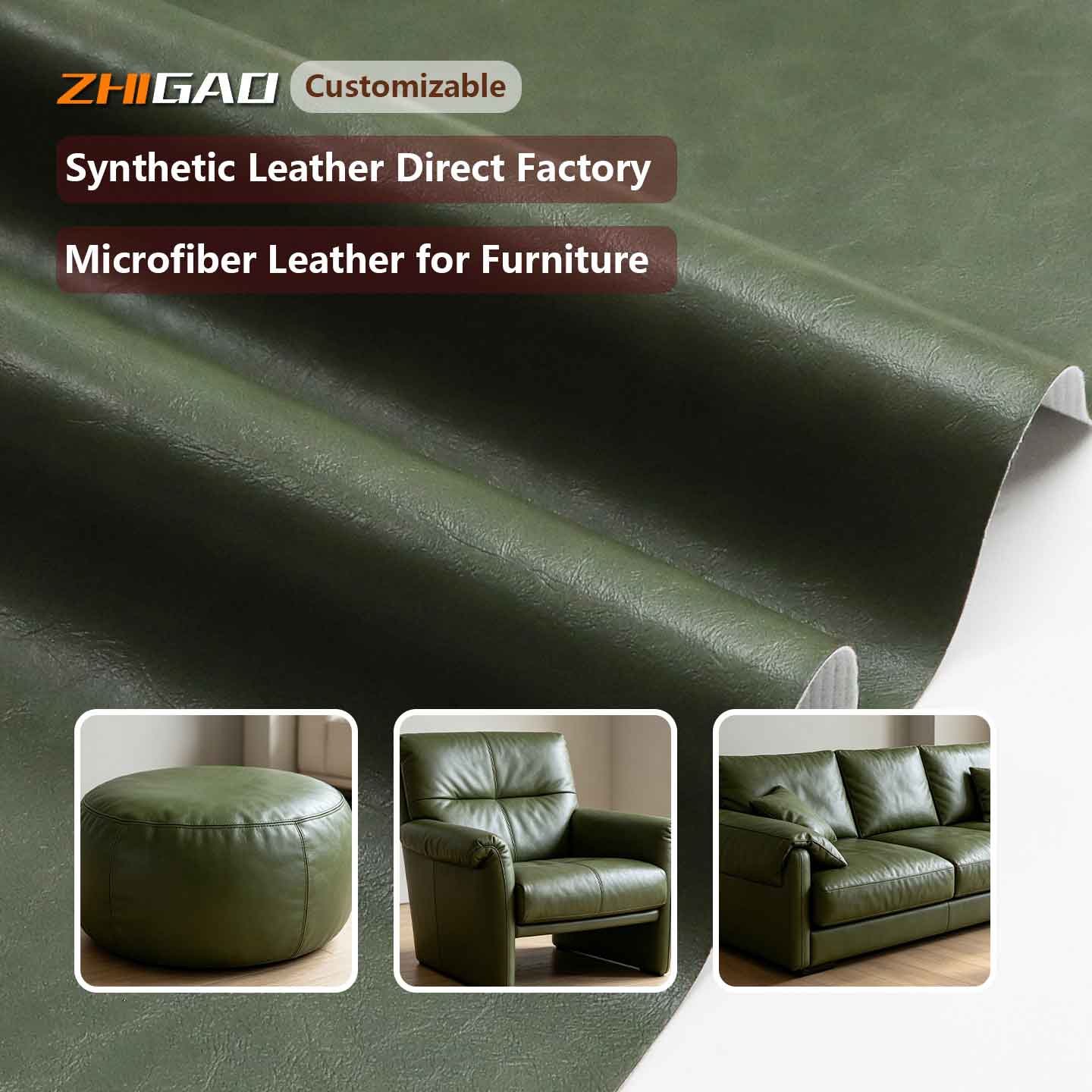 Mebel üçün Premium Mikrofiber Dəri