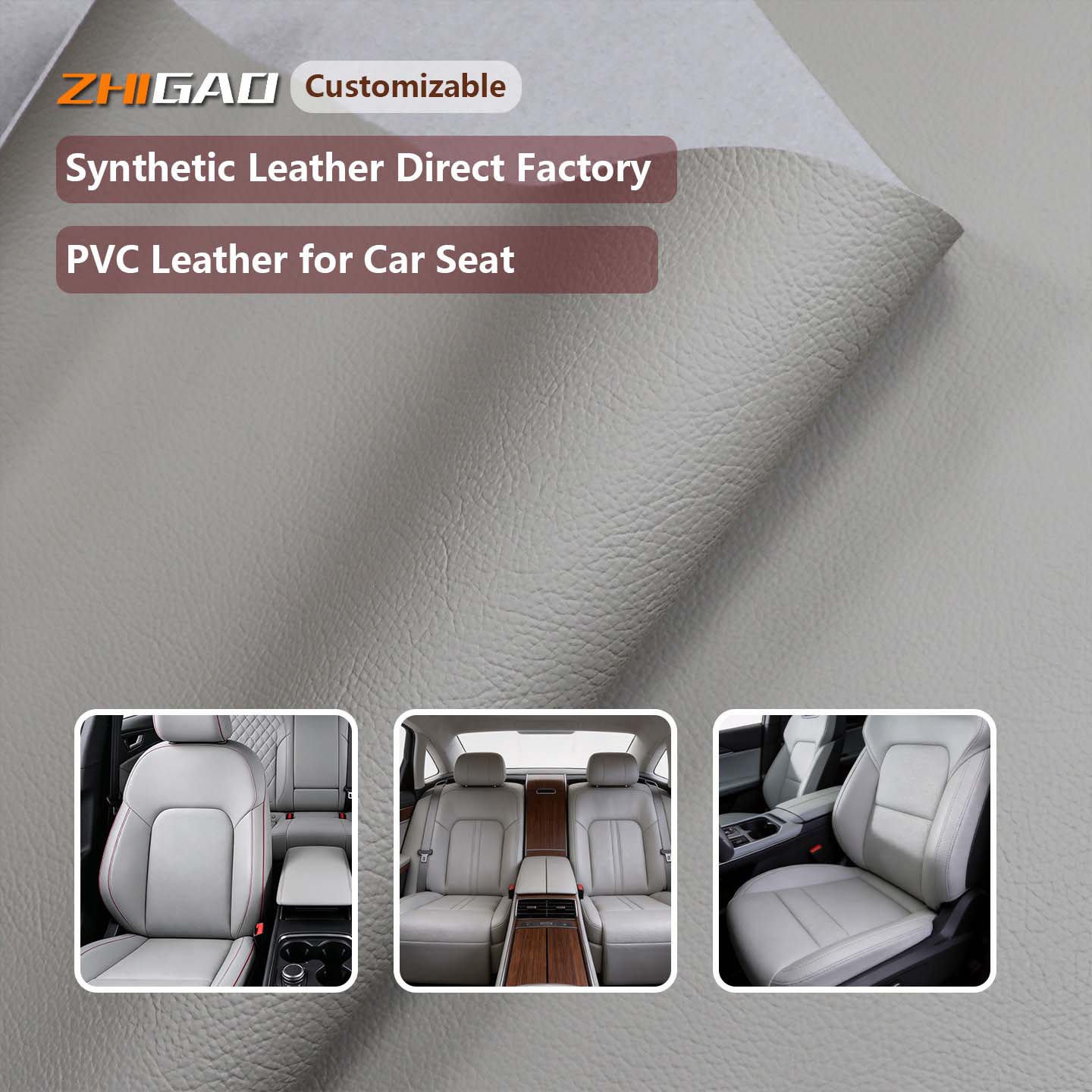 Avtomobil oturacaqları üçün PVC dəri Avtomobil oturacaqları üçün PVC dəri